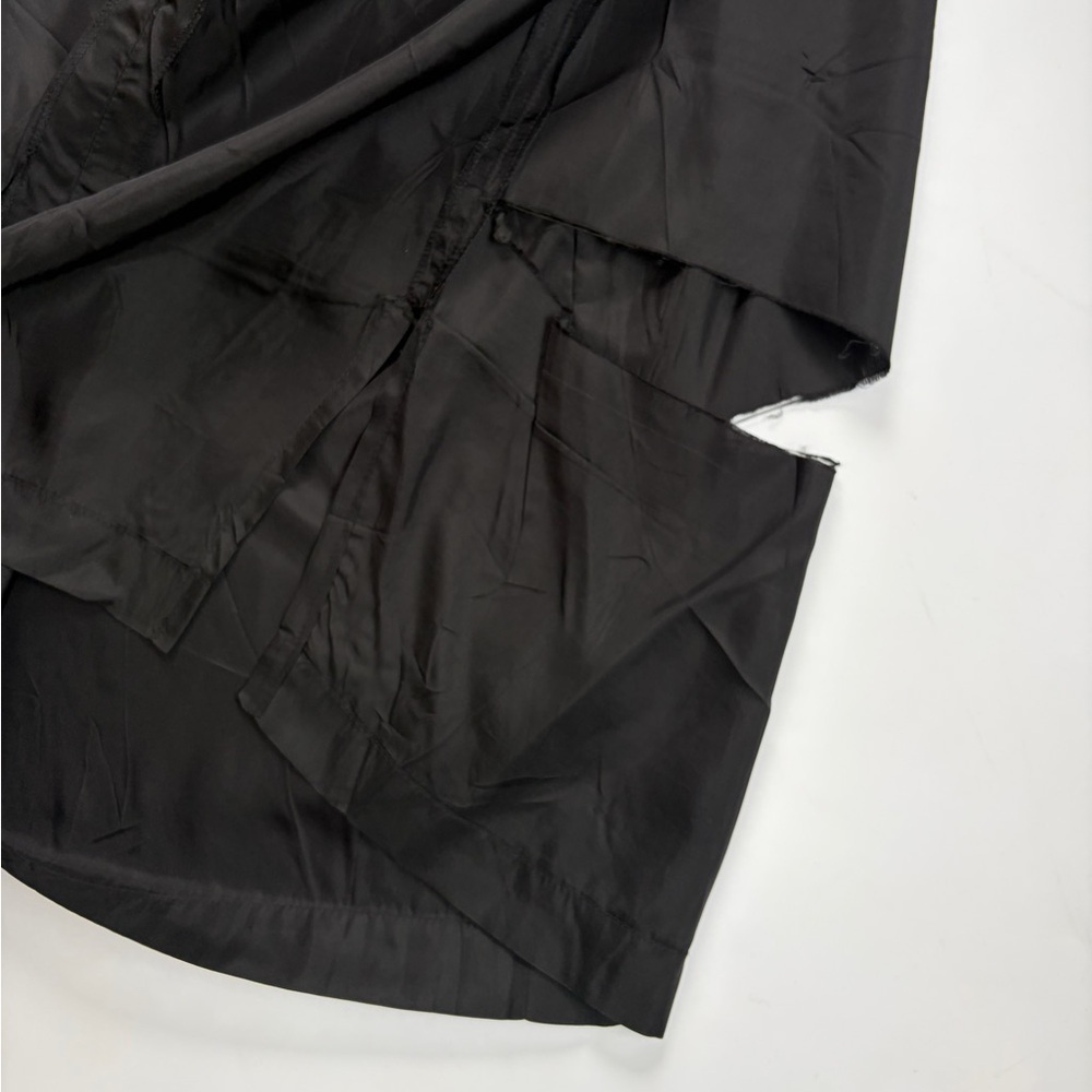 Vintage Yves Saint Laurent Wool Skirt Black Made France US 8 - Picture 10 of 12